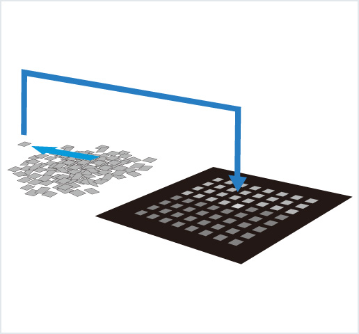 ［Image］Tray setter： 小尺寸单片用托盘排列机
